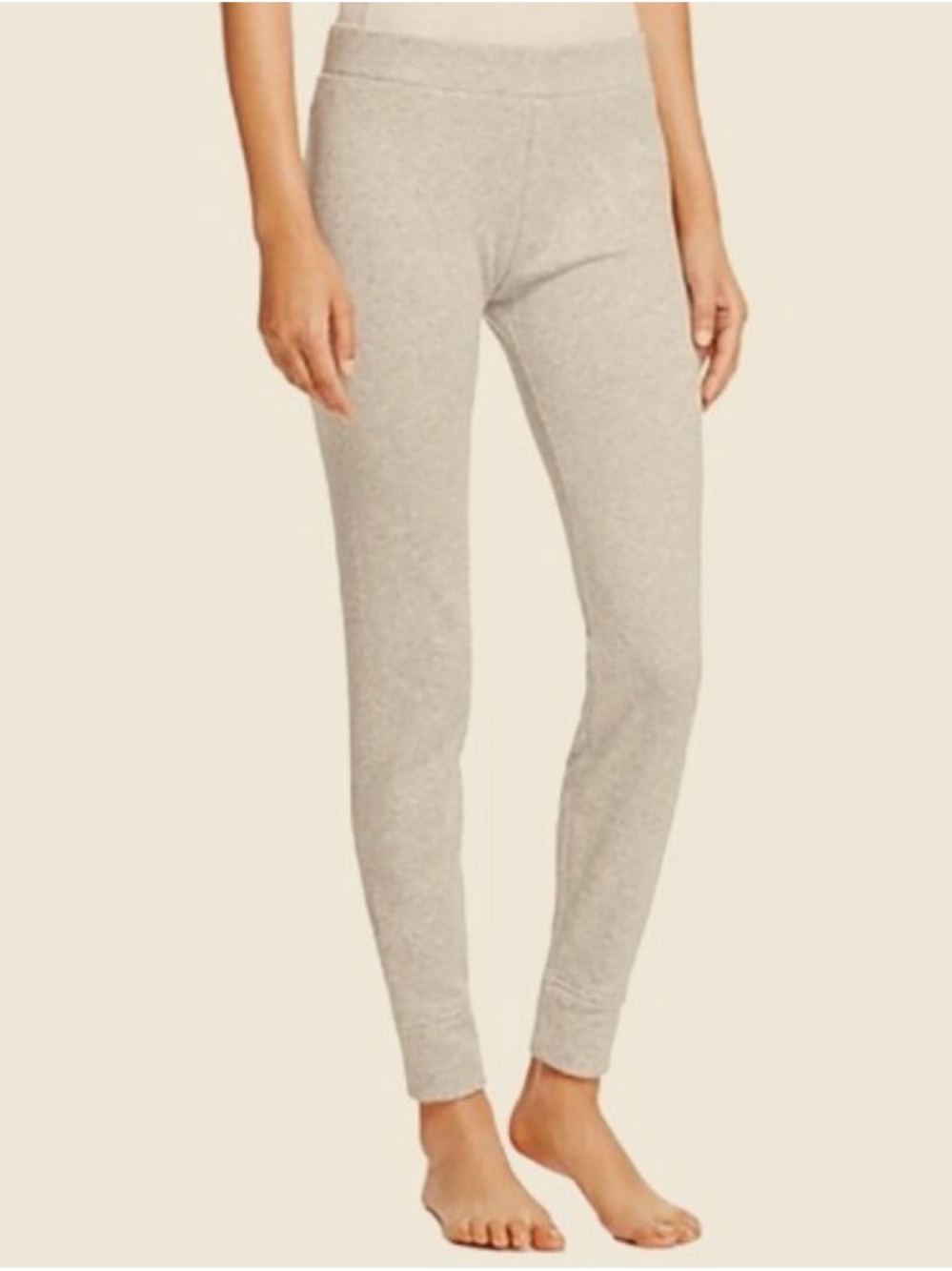 UGG Women Goldie Knit Fleece Legging Sz L Dark Grey